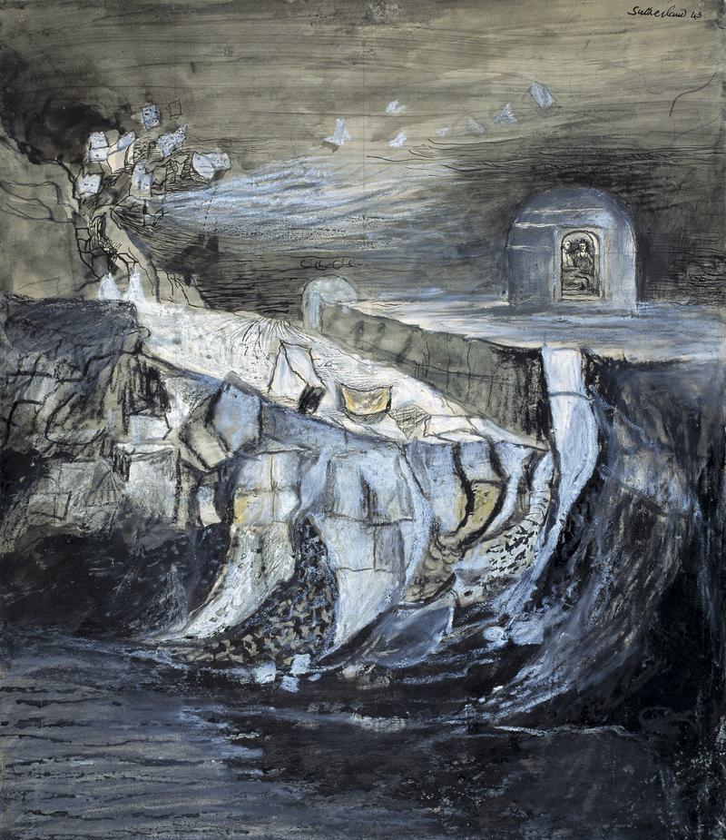Limestone Quarry - sheltering whilst blasting