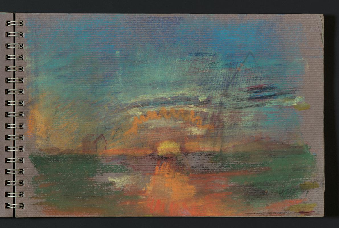 Sketchbook: Portugal, Martin's Haven & studio, service in St Bride's Church, Skokholm from coast path