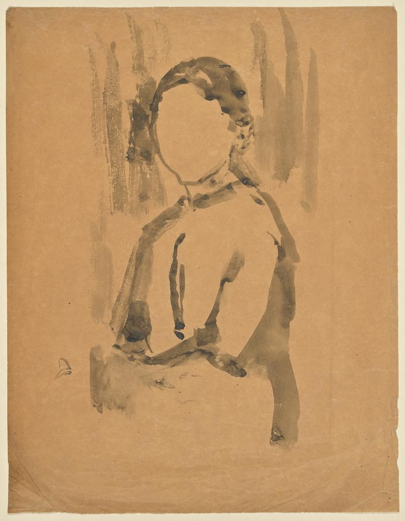 Study of a woman seated