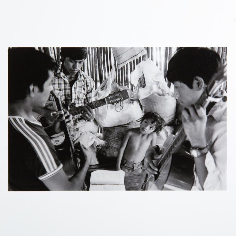 Rehearsing songs for the Sunday mass. Maya Tecum, State of Campeche