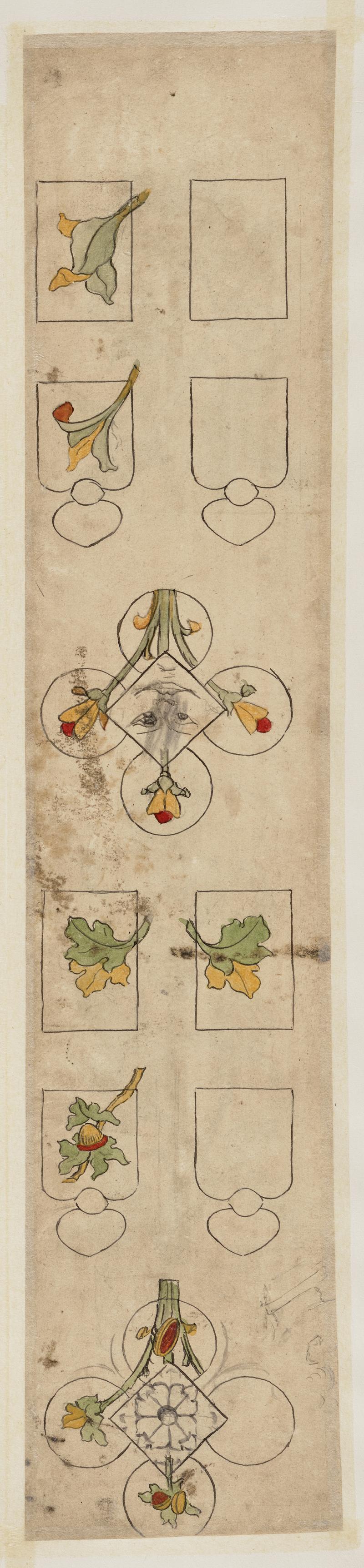 Designs for inlay, Cardiff Castle