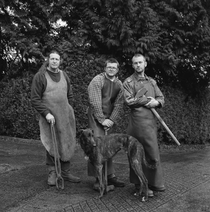 David, Gideon and Toby Peterson. Photo shot: St. Clairs, 8th December 1999.