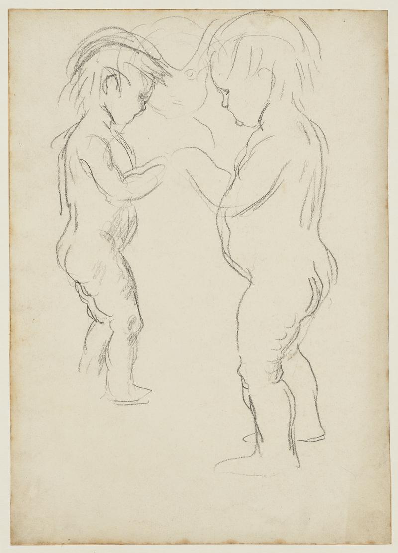 Two Standing Infants