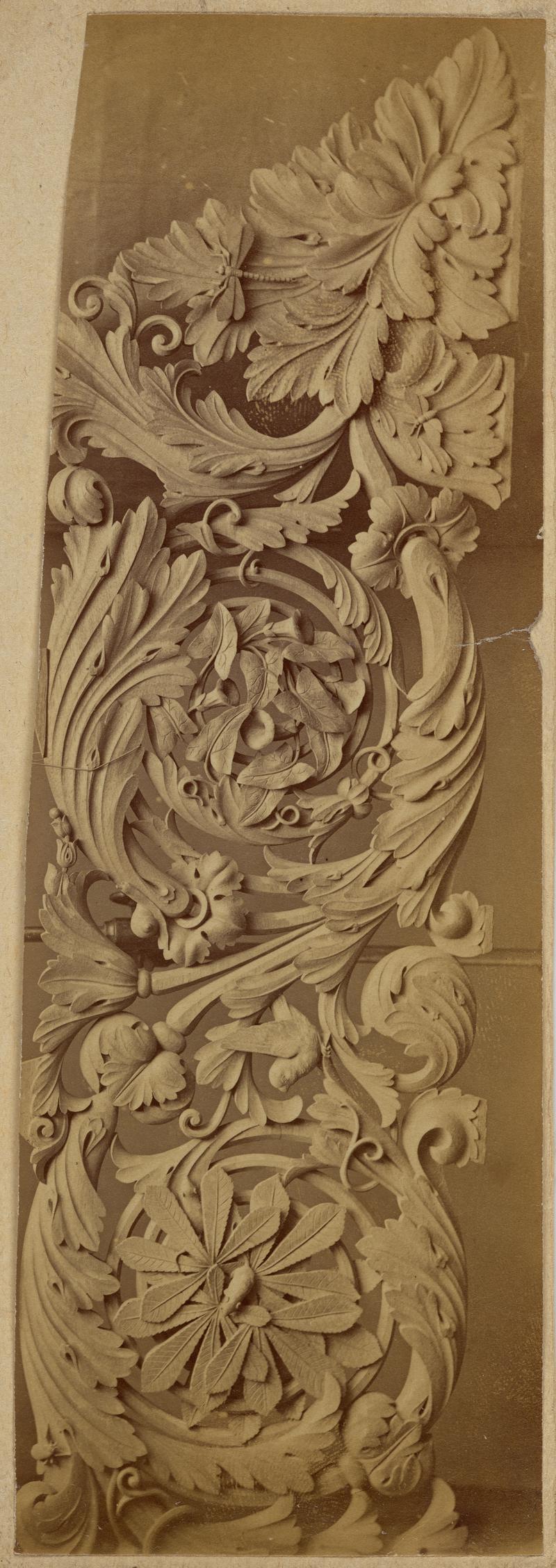 Woodcarving: Staircase panel for Lord Bute