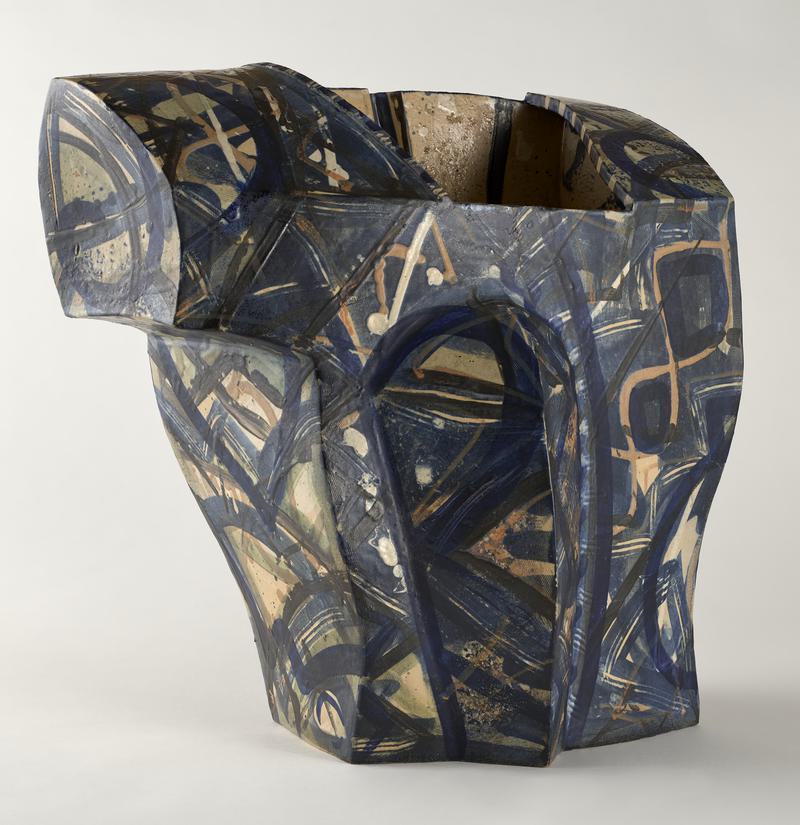 Large Blue Pot