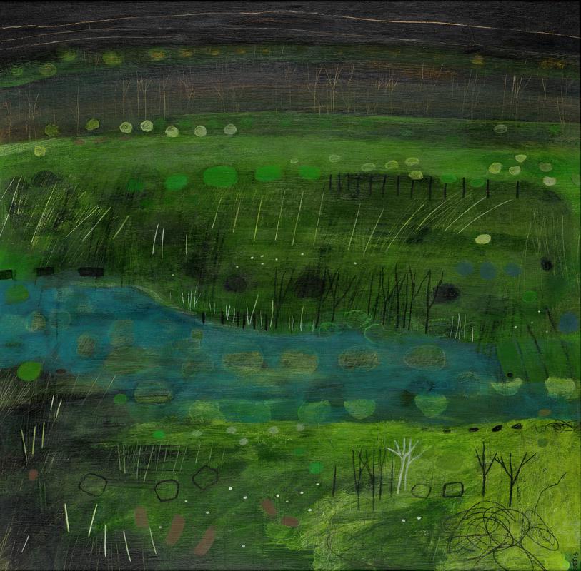 Looking Across the Usk II