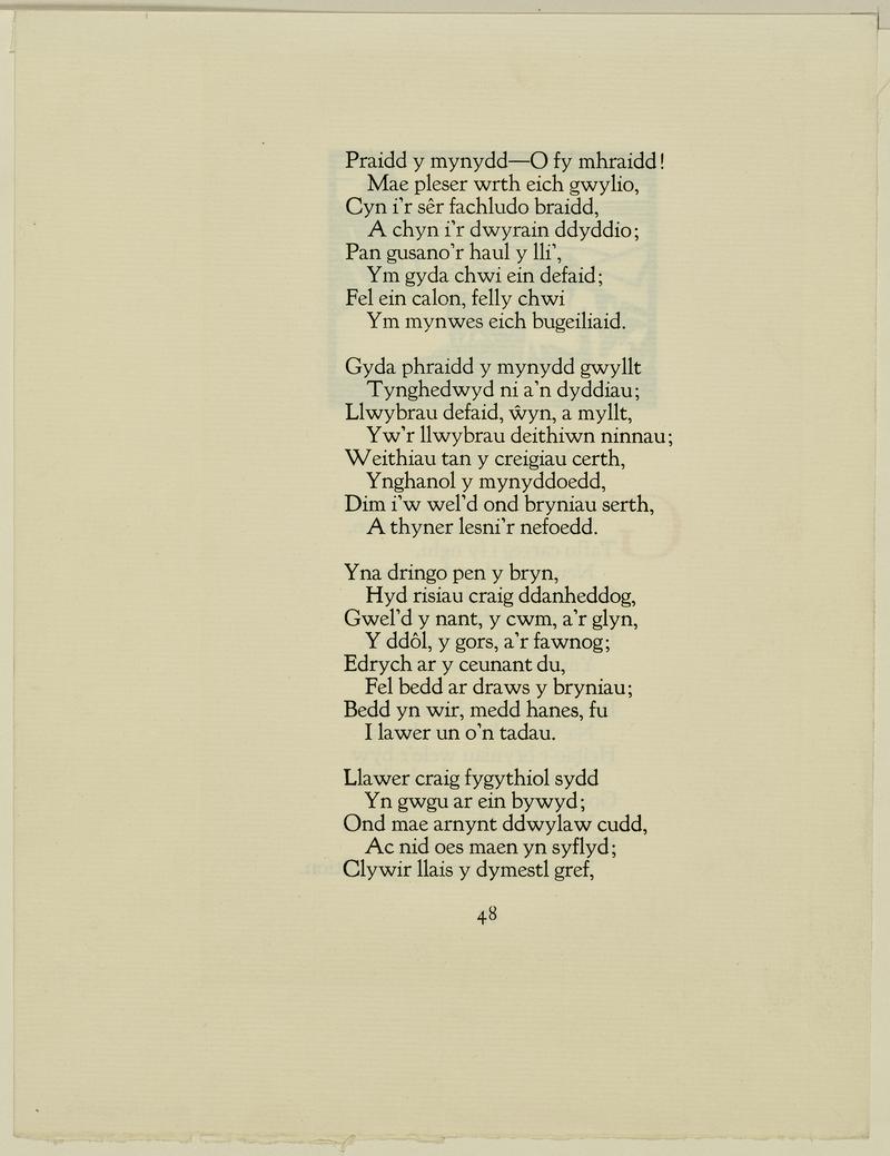 Caneuon Ceiriog detholiad