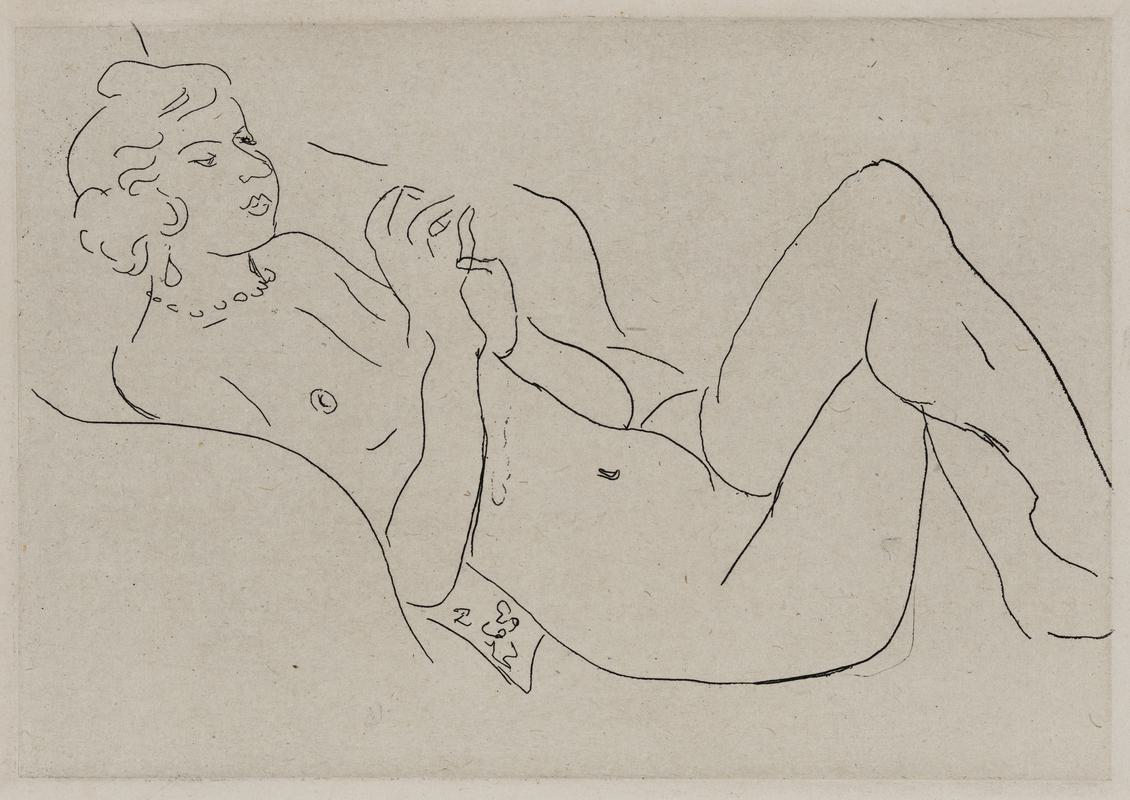 Nude Model, Resting