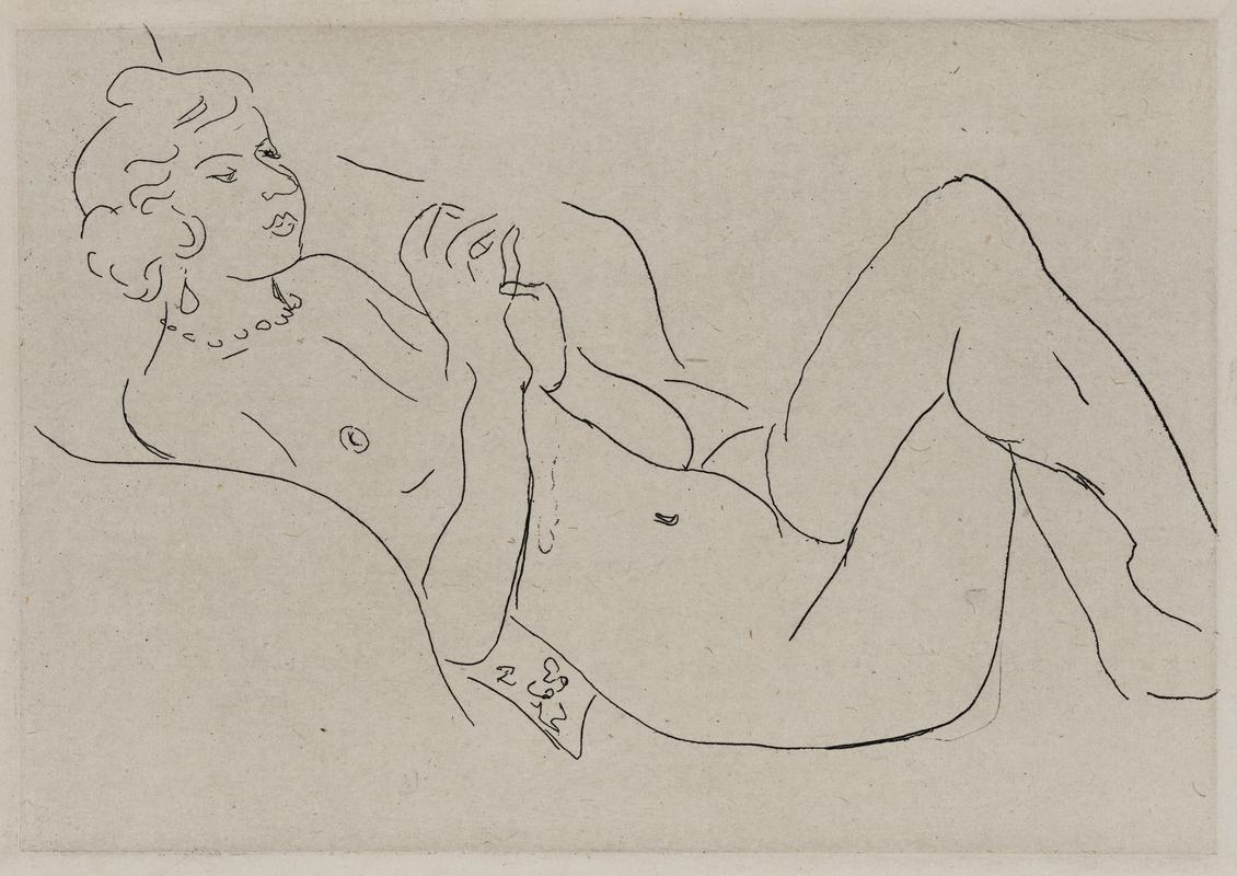 Nude Model, Resting