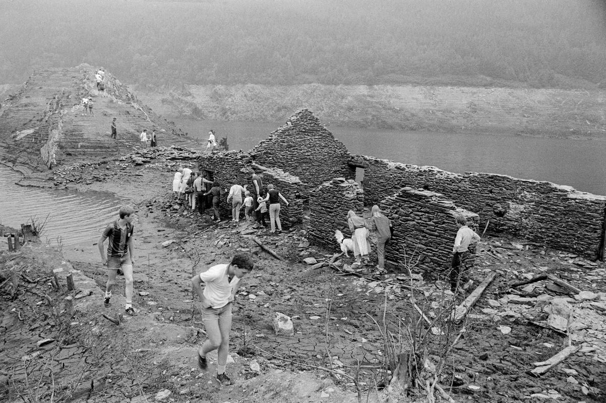 GB. WALES. Capel Celyn. Village flooded in 1965 for water for Liverpool. 1984