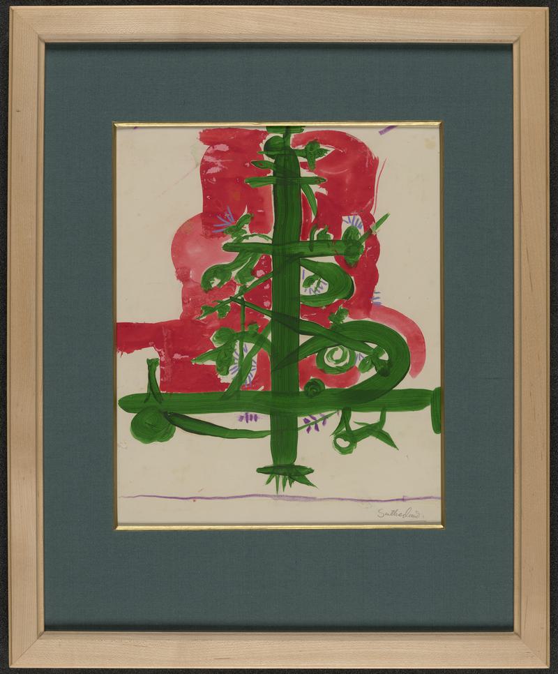 Study in green and red