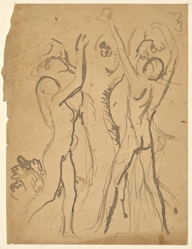 Study for Adam and Eve