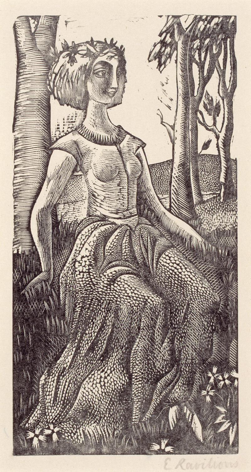 Girl in park