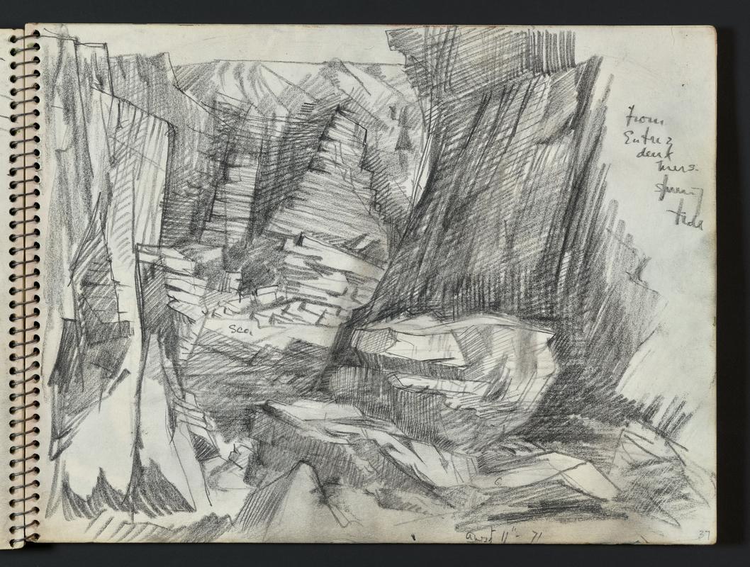 Sketchbook: Albion Bay, Renney Slip, Martin's Haven, Treehill Farm, Gateholm, Musselwick, Monk Haven, Skokholm, Skomer, Druidstone