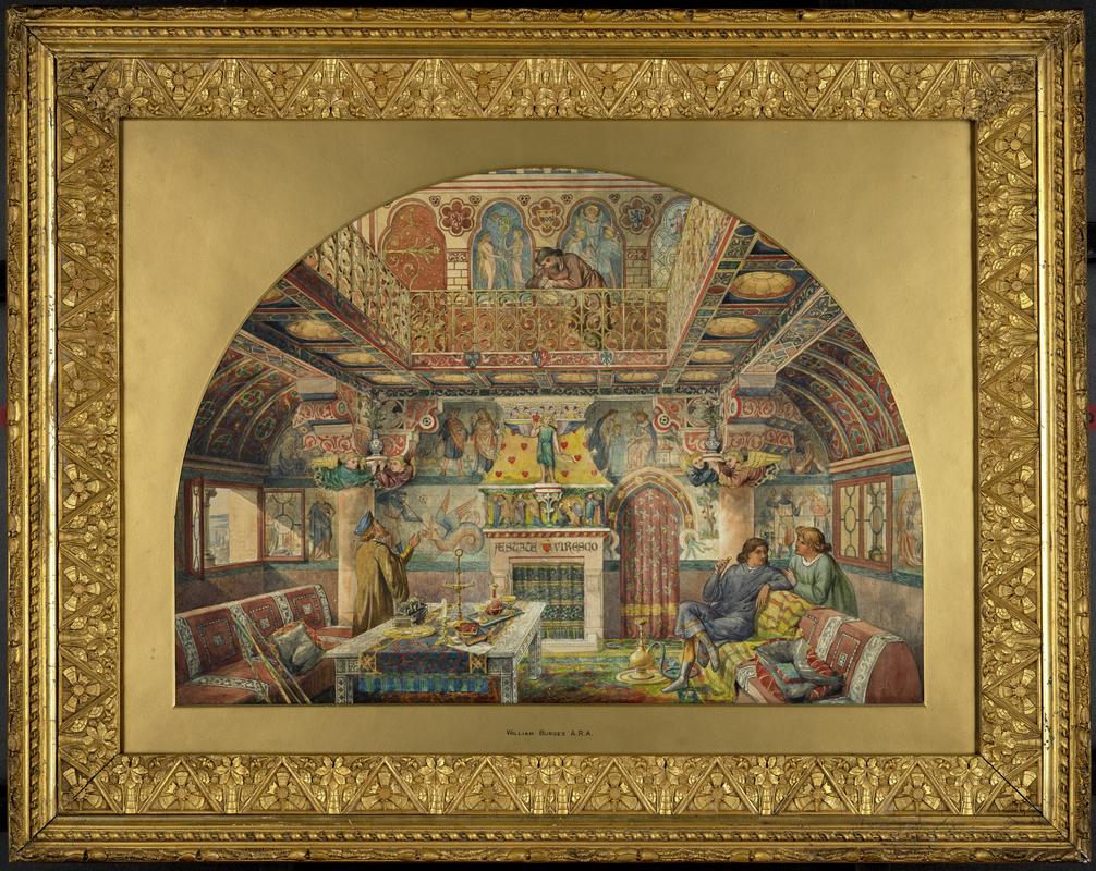 Design for Summer Smoking Room, Cardiff Castle