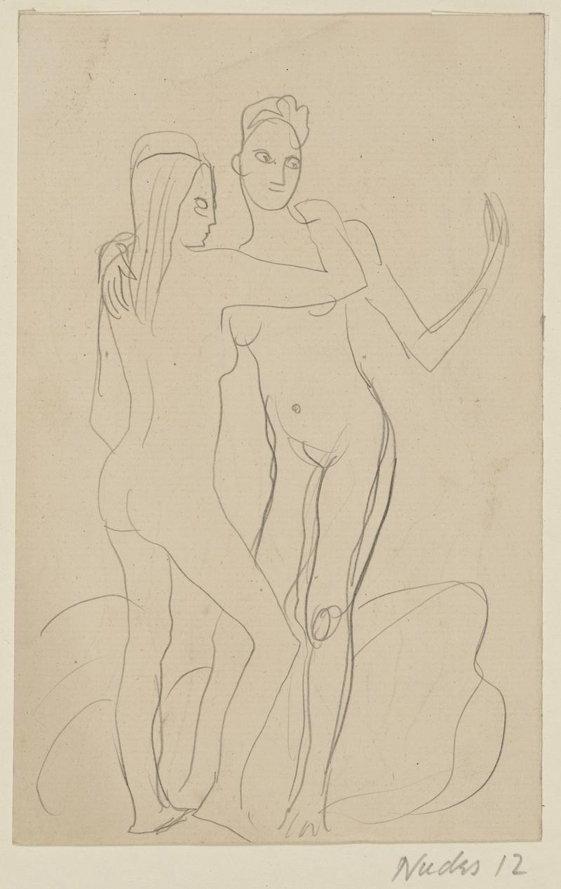 Two Women Embracing