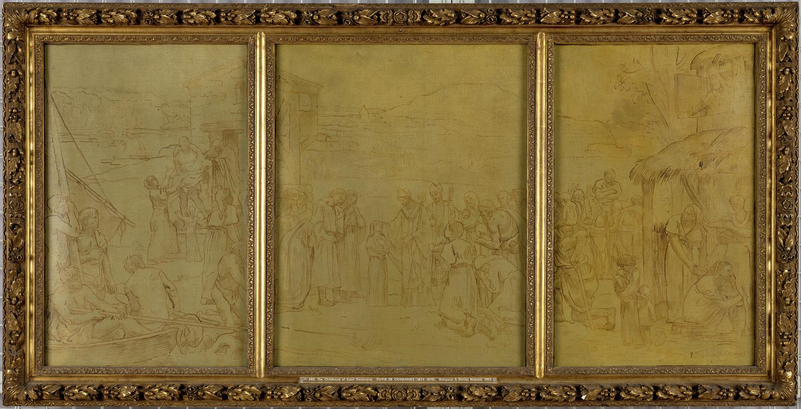 Study for &quot;Legende de ste Geneviève&quot;