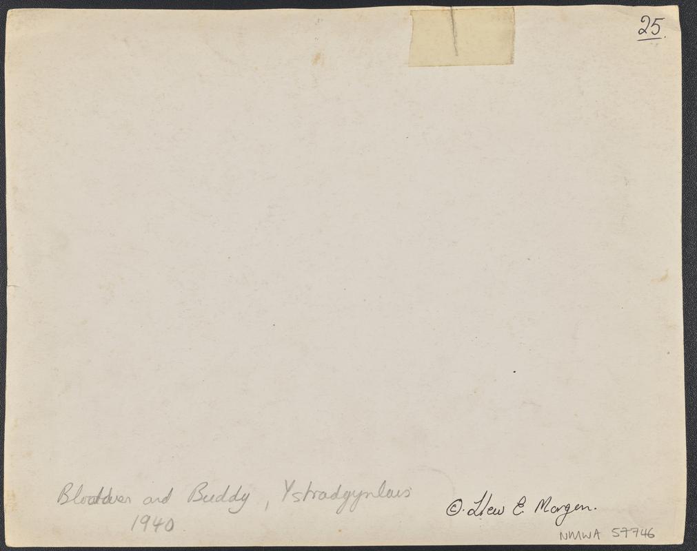 Blodwen and Buddy, Ystradgynlais, 1940