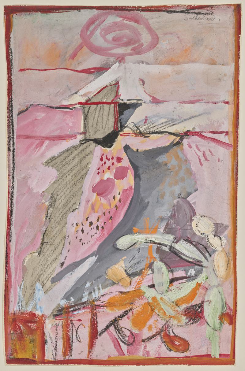 Landscape with cactus