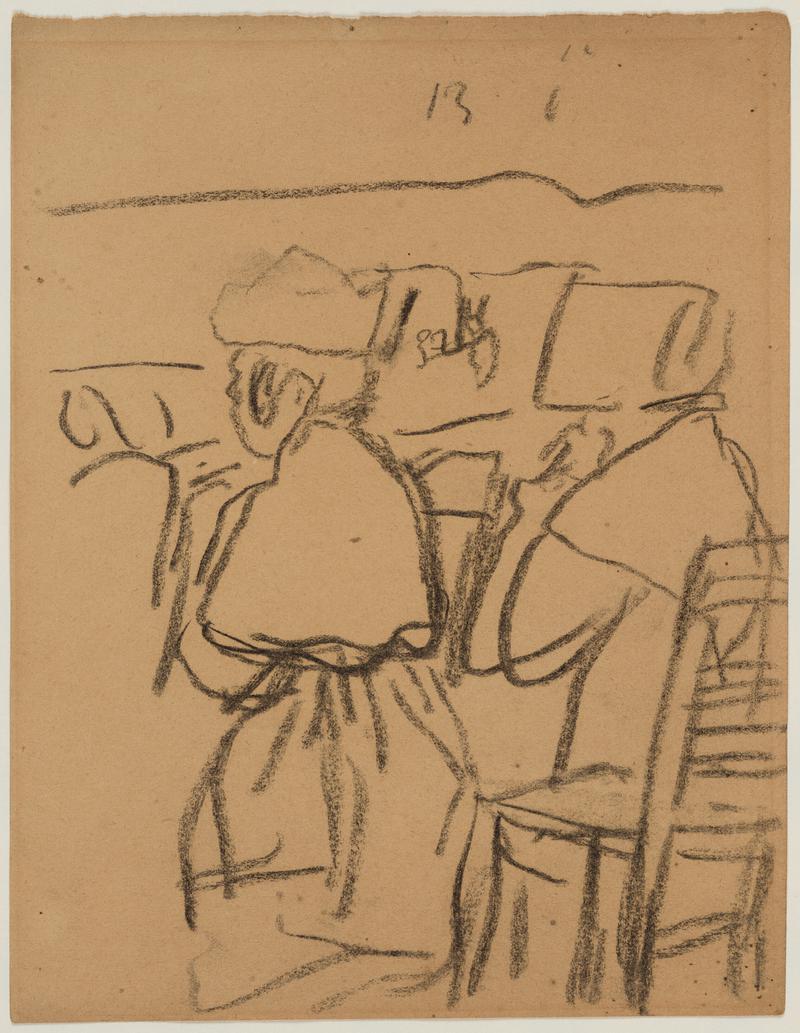 Woman and Nun in Church