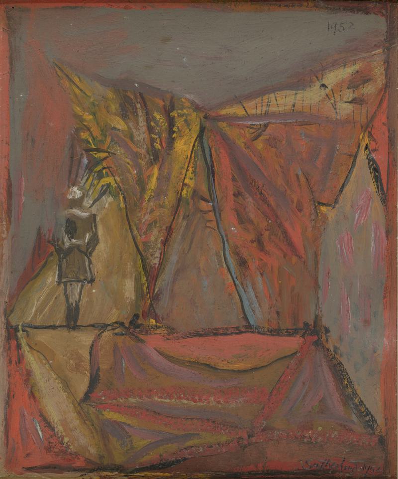 Figure in a landscape