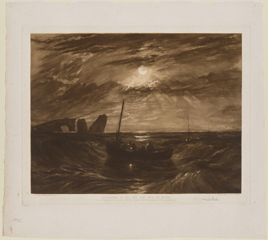 Moonlight at Sea, the Needles