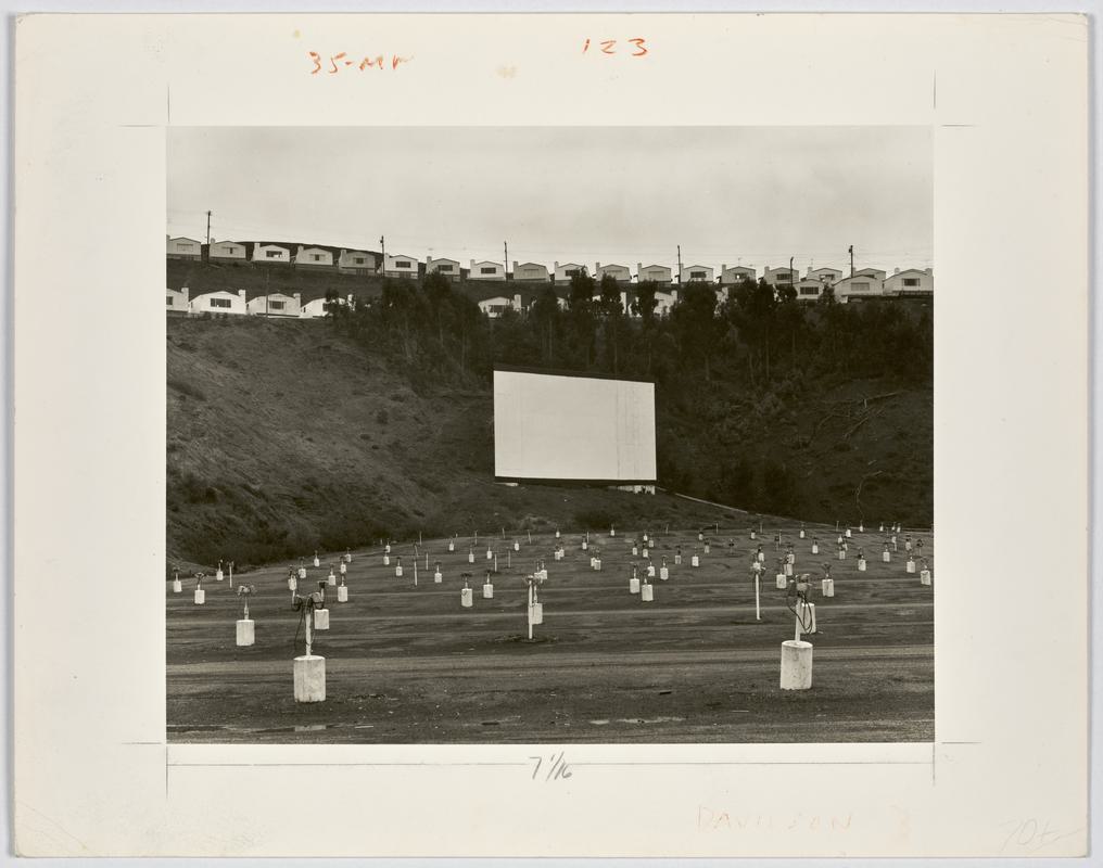 A trip west: a drive-in theatre. San Francisco, USA