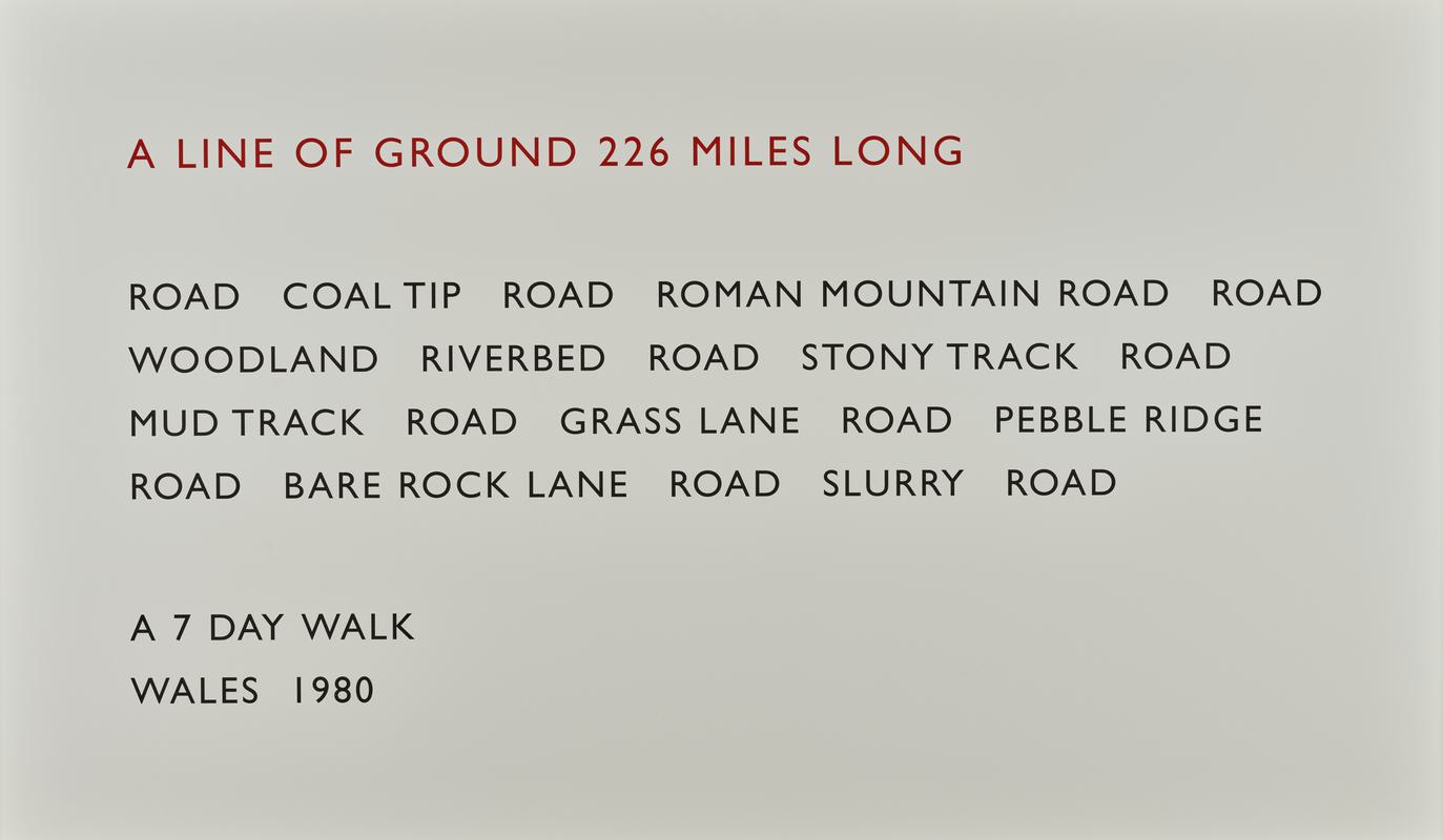 A Line of Ground 226 Miles Long, Wales