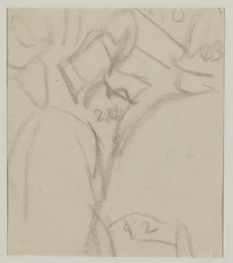 Study of right side of man's head