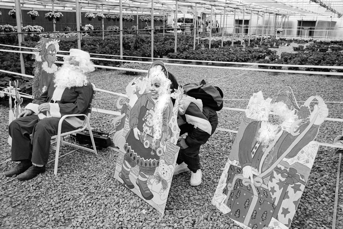 USA. ARIZONA. Phoenix garden centre. Christmas. 1997.