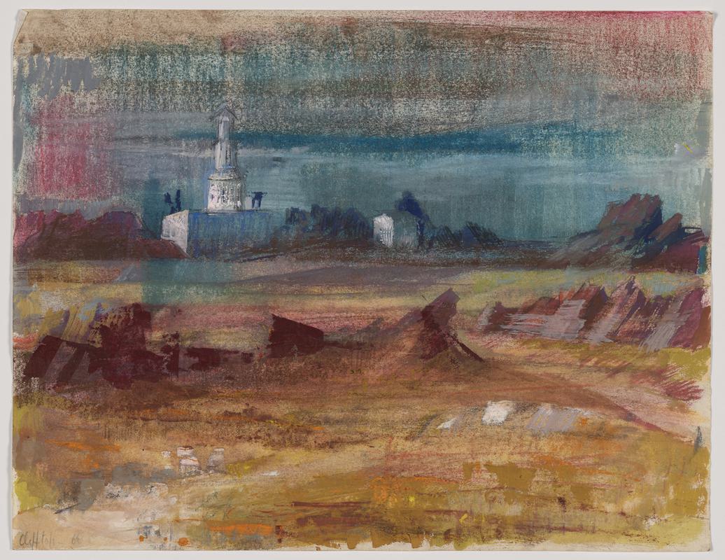 Cliff top, study