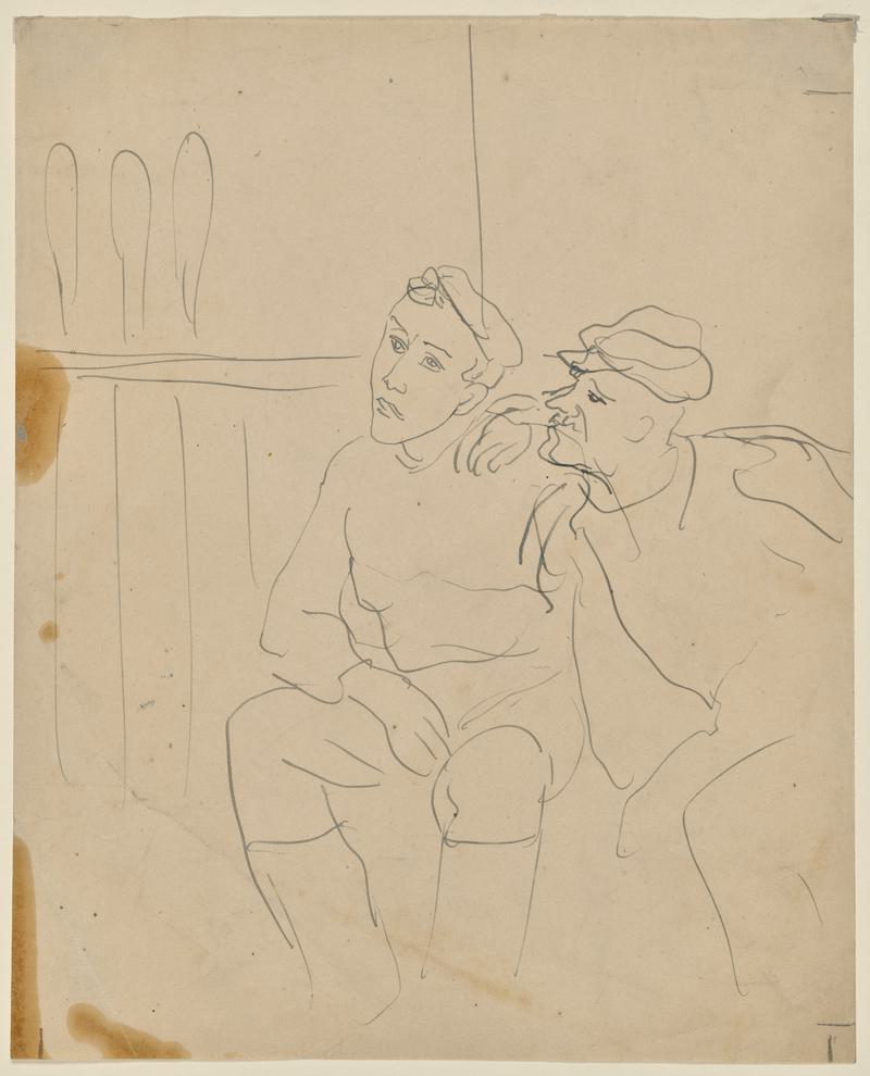 Two Seated Men