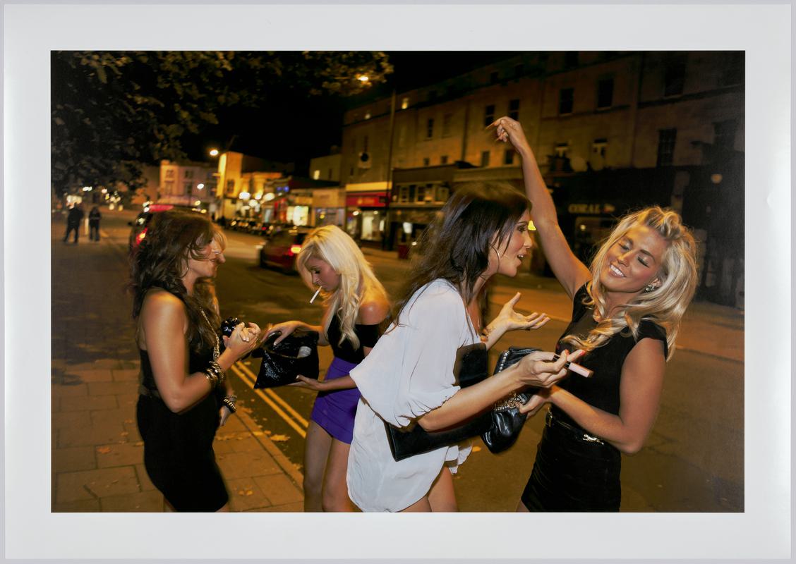 A girls Friday night out on the town. Bristol, England