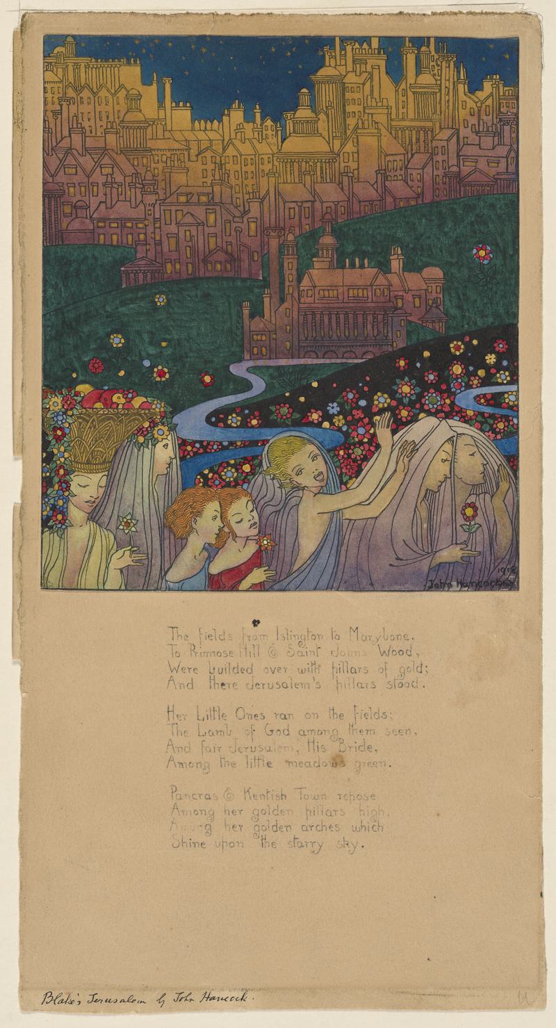 Illustration to Blake&#039;s &quot;Jerusalem&quot;