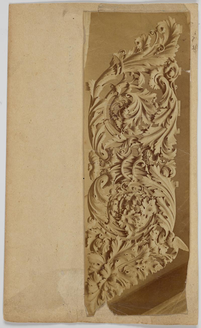 Woodcarving: Staircase panel for Lord Bute