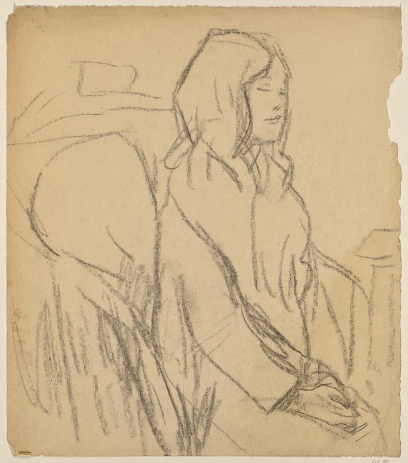 Study of a Seated Girl