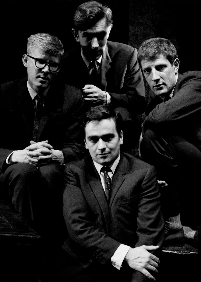 GB. ENGLAND. London. Beyond the Fringe was a British comedy stage revue written and performed by Peter Cook, Dudley Moore, Alan Bennett, and Jonathan Miller. It played in London&#039;s West End and then on New York&#039;s Broadway in the early 1960s. Hugely successful, it is widely regarded as seminal to the rise of satirical comedy in 1960s. 1961.