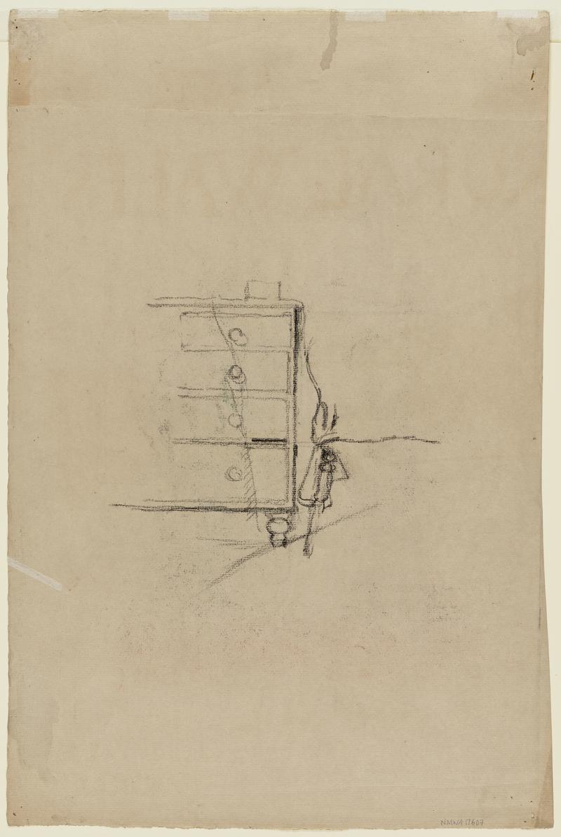 Chest of drawers and chair