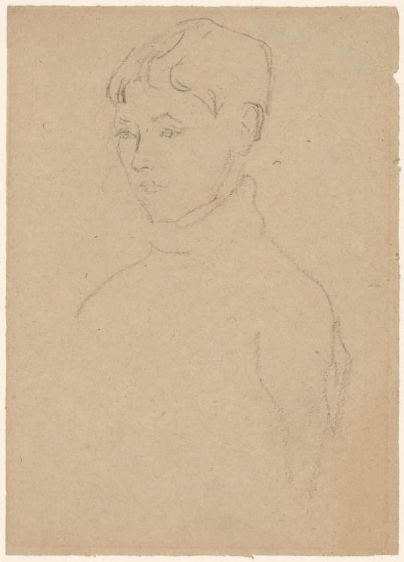 Head of young boy