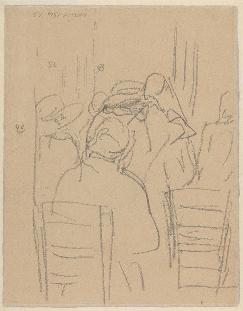 Figures in church