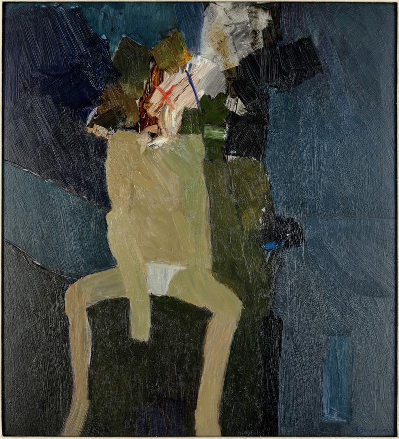 Landscape with seated figure