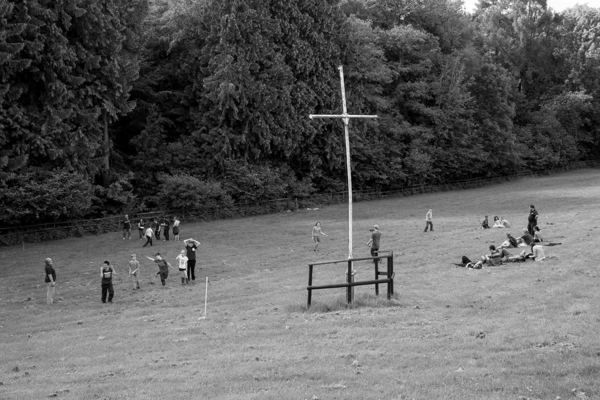 GB. WALES. Tintern. Church Lads&#039; and Girls&#039; Brigade. Weekend camp. 2014.