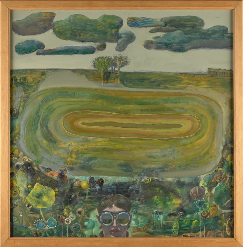 Polluted pool at Maindee
