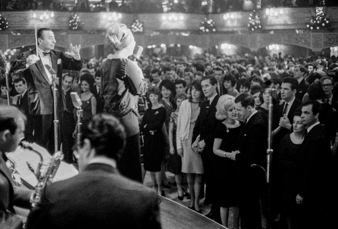 GB. ENGLAND. The Hammersmith Palais. The most famous mass dance hall of the 60&#039;s. Weekend crammed with youth mainly trying to find a girl/boy friend. For its time very multi-cultral. Joe LOSS Orchestra one of the most successful bands of the 50/60&#039;s. Singer Rose BRENNAN. Resident band at the Hammersmith Palais. 1963.