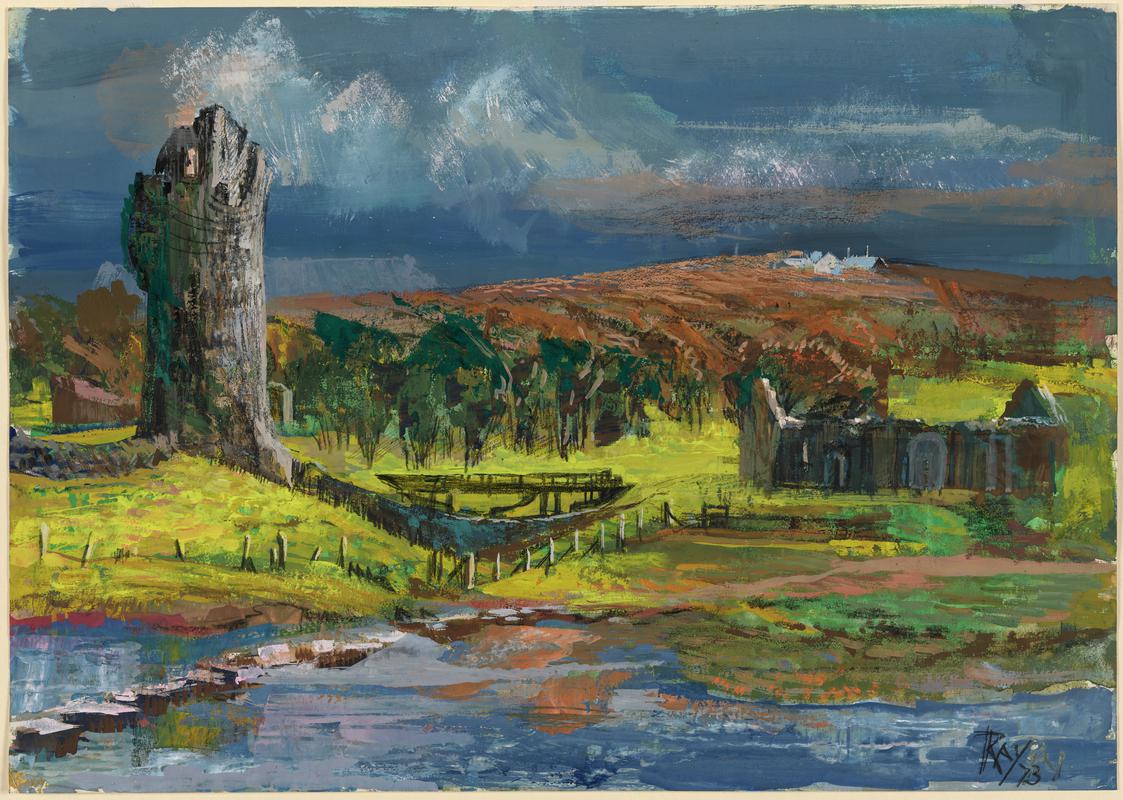 Ruins in Landscape