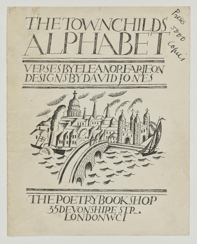 Frontispiece for &quot;The Town Child&#039;s Alphabet&quot;