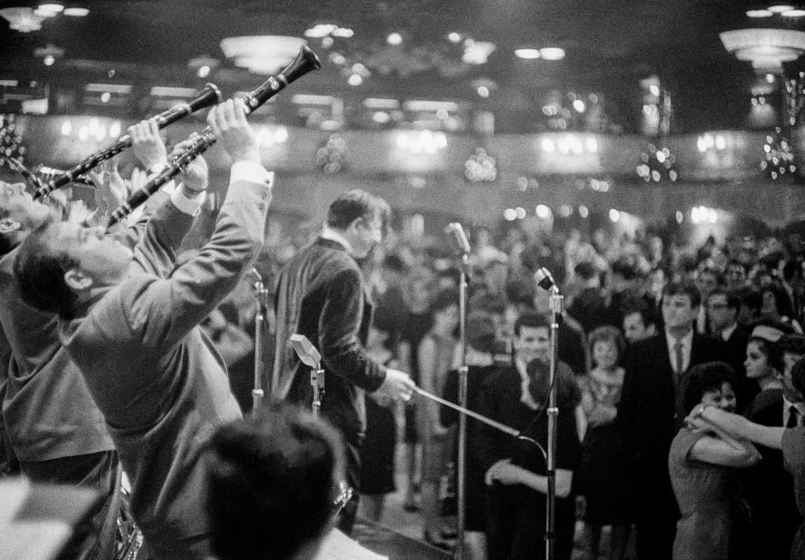 GB. ENGLAND. The Hammersmith Palais. The most famous mass dance hall of the 60&#039;s. Weekend crammed with youth mainly trying to find a girl/boy friend. For its time very multi-cultral. Joe LOSS Orchestra one of the most successful bands of the 50/60&#039;s. Singer Rose BRENNAN. Resident band at the Hammersmith Palais. 1963.