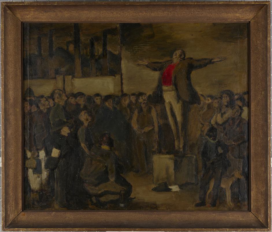 The Communist, a political meeting