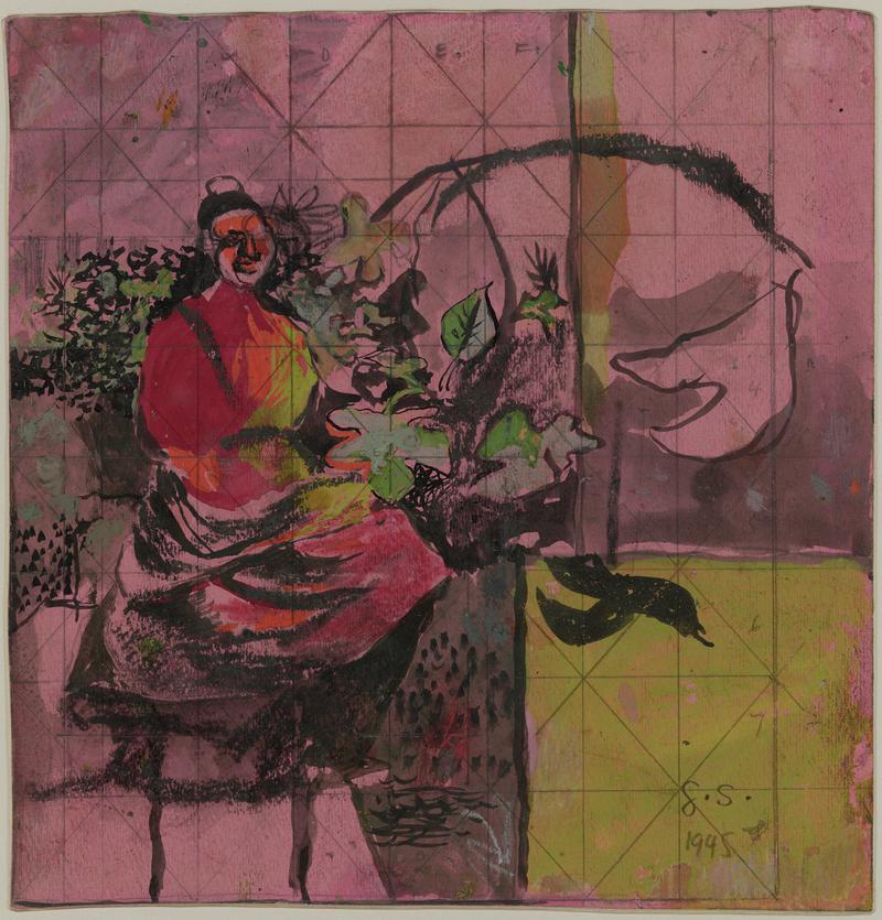 Study for Woman in a chair