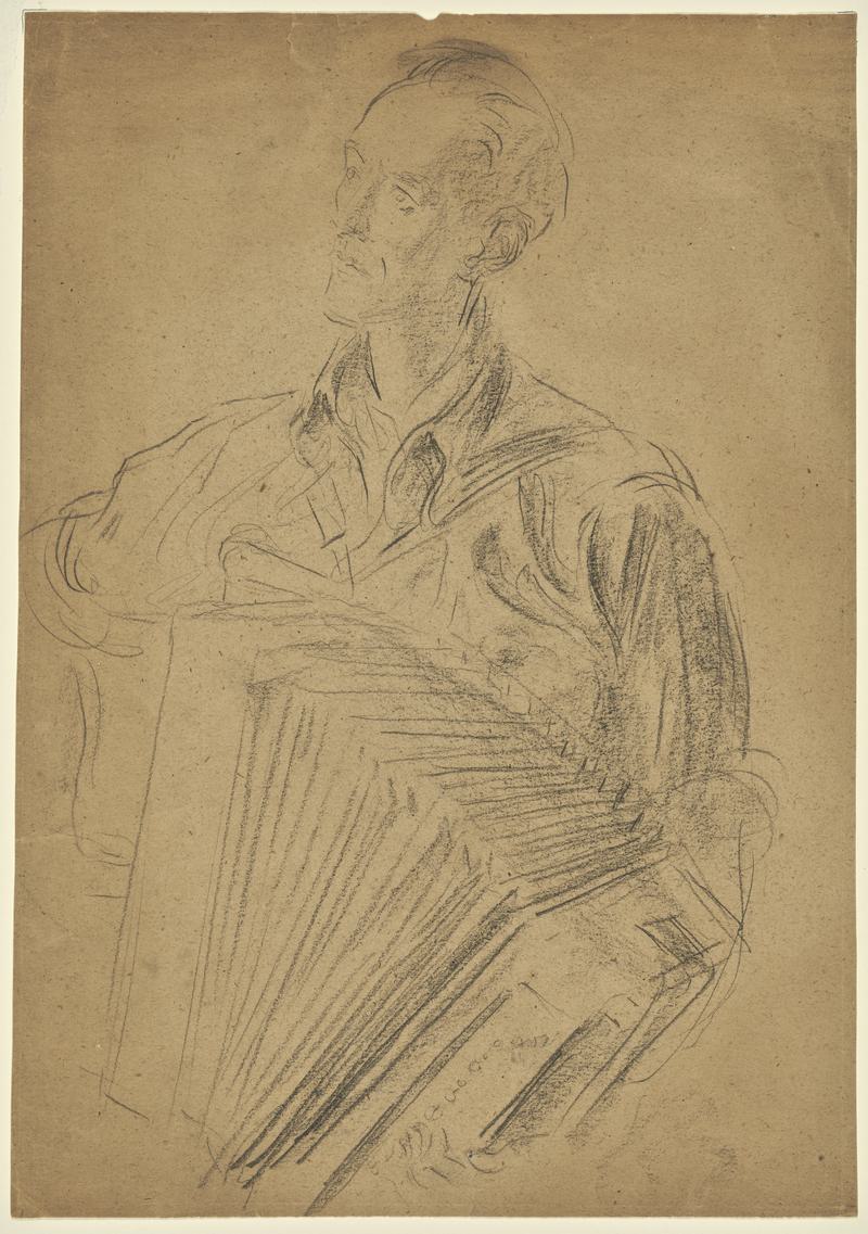 Man playing an Accordion